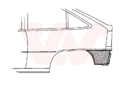 VAN WEZEL Боковина 3736133